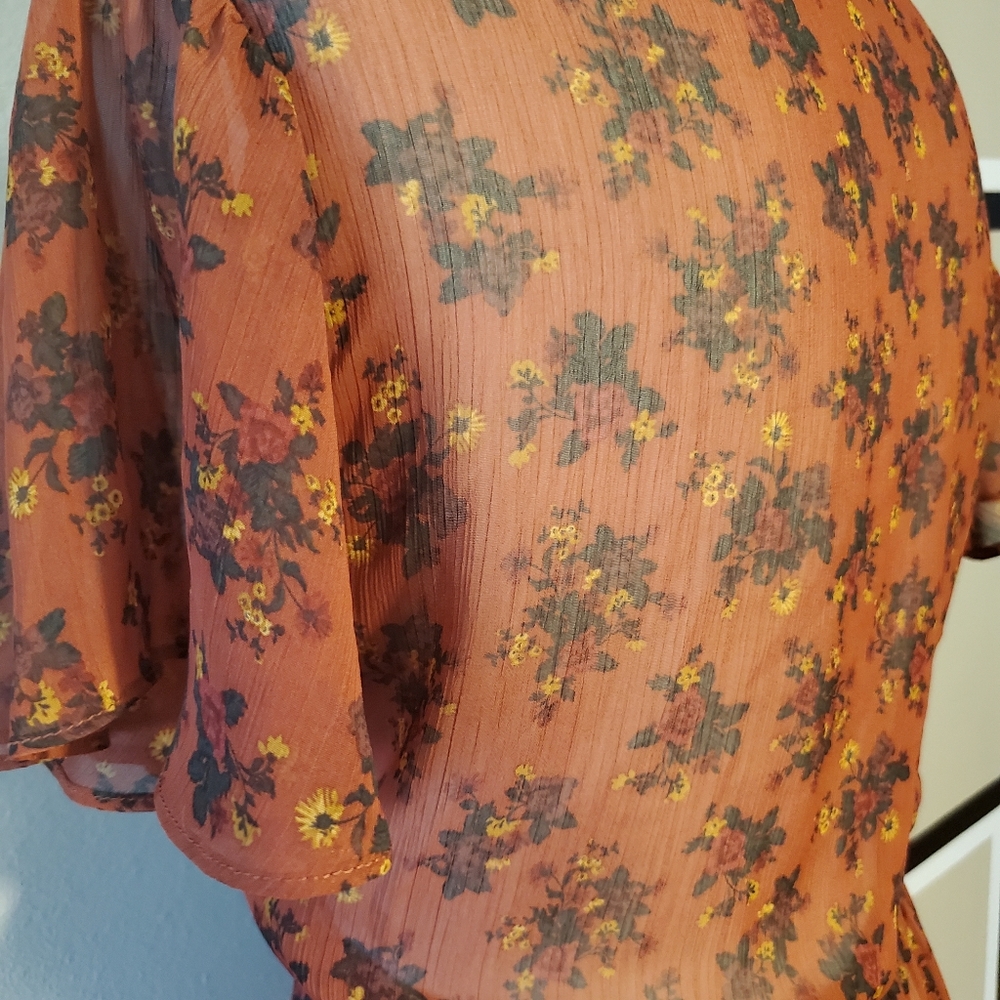 Bohemian high low blouse - Picture 4 of 5